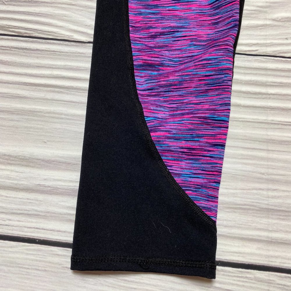 Fabletics Sydney Space Dye Leggings Pink Black - Picture 5 of 16
